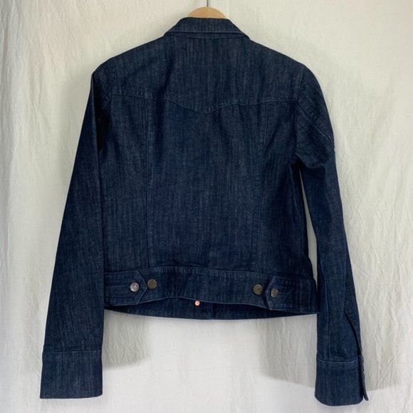 J. Crew Denim Jacket in Dark Wash - Picture 2 of 8